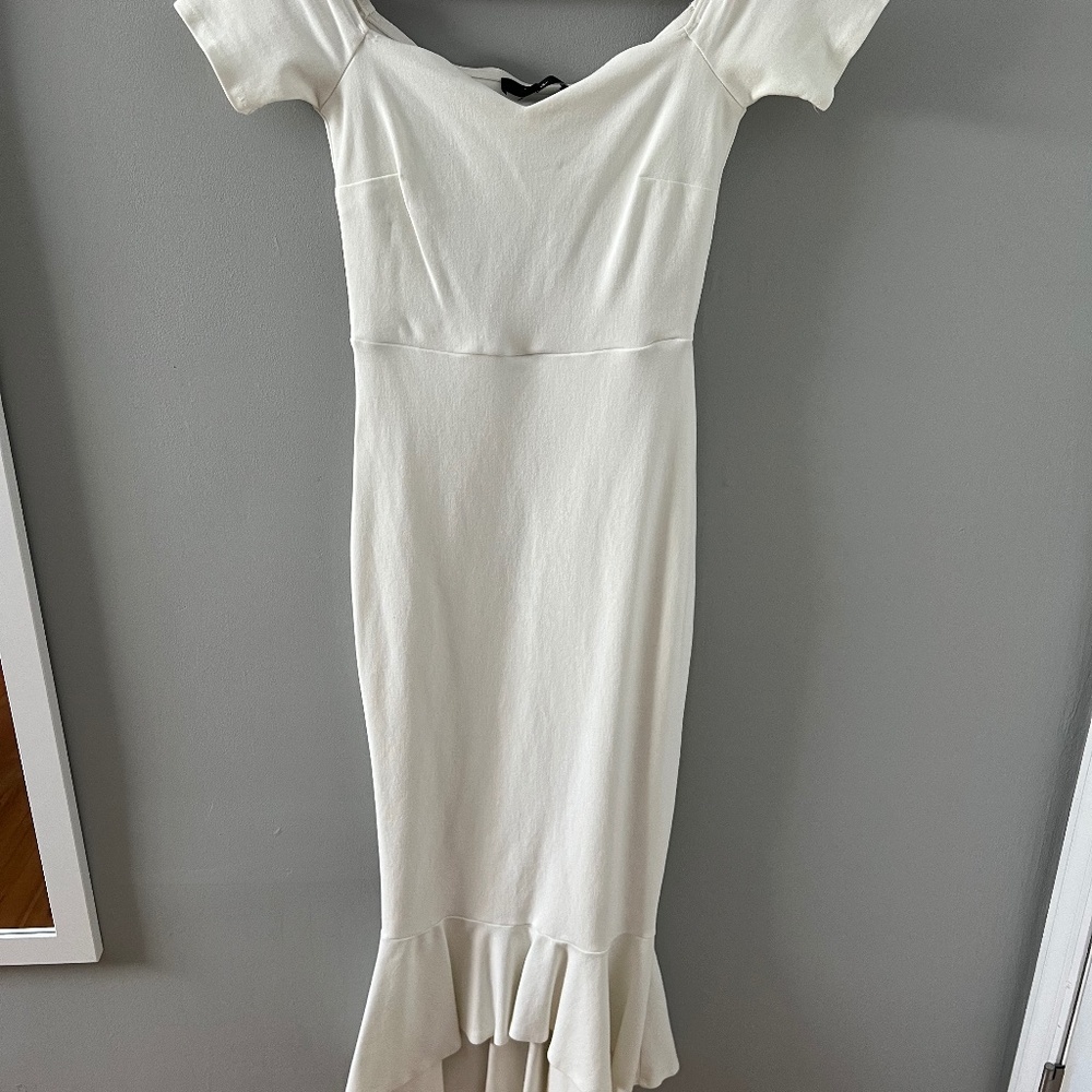White cotton dress